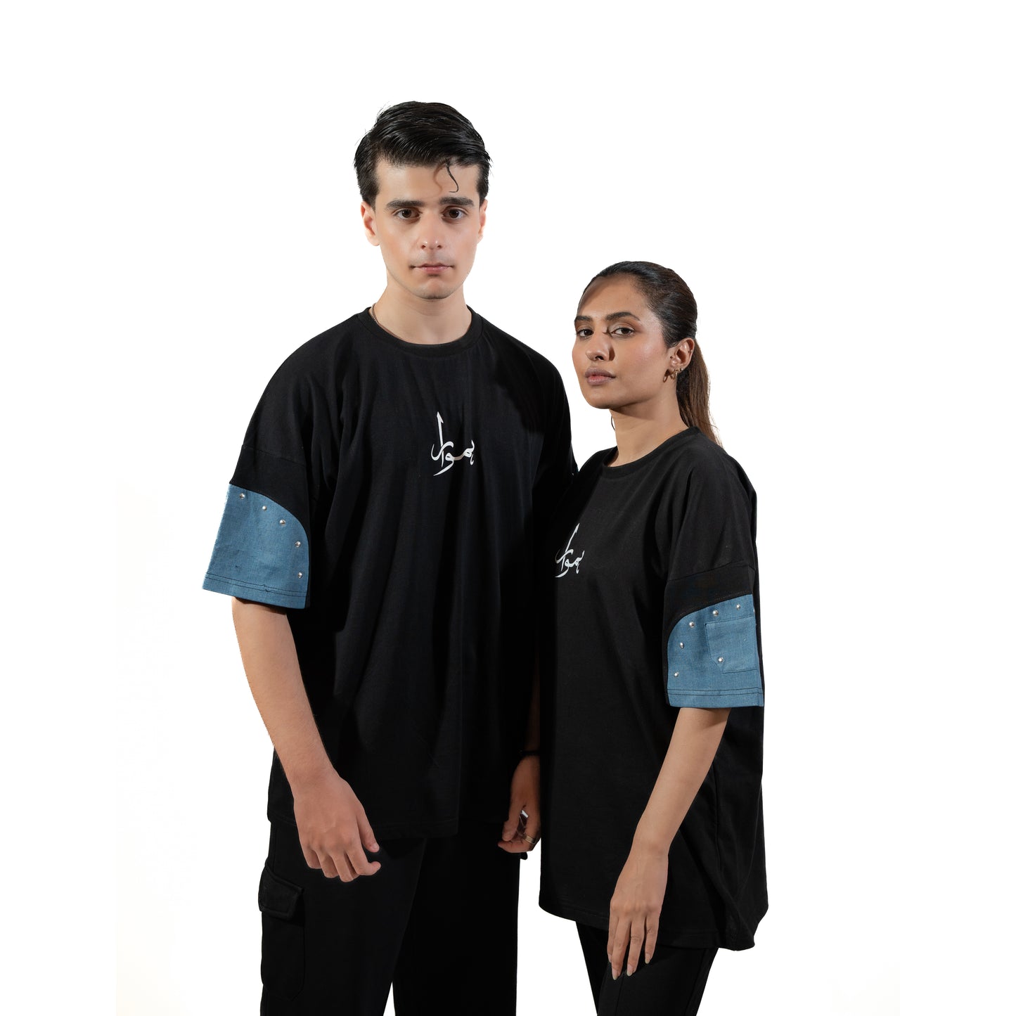 DOCKATS- Oversized Black Tee