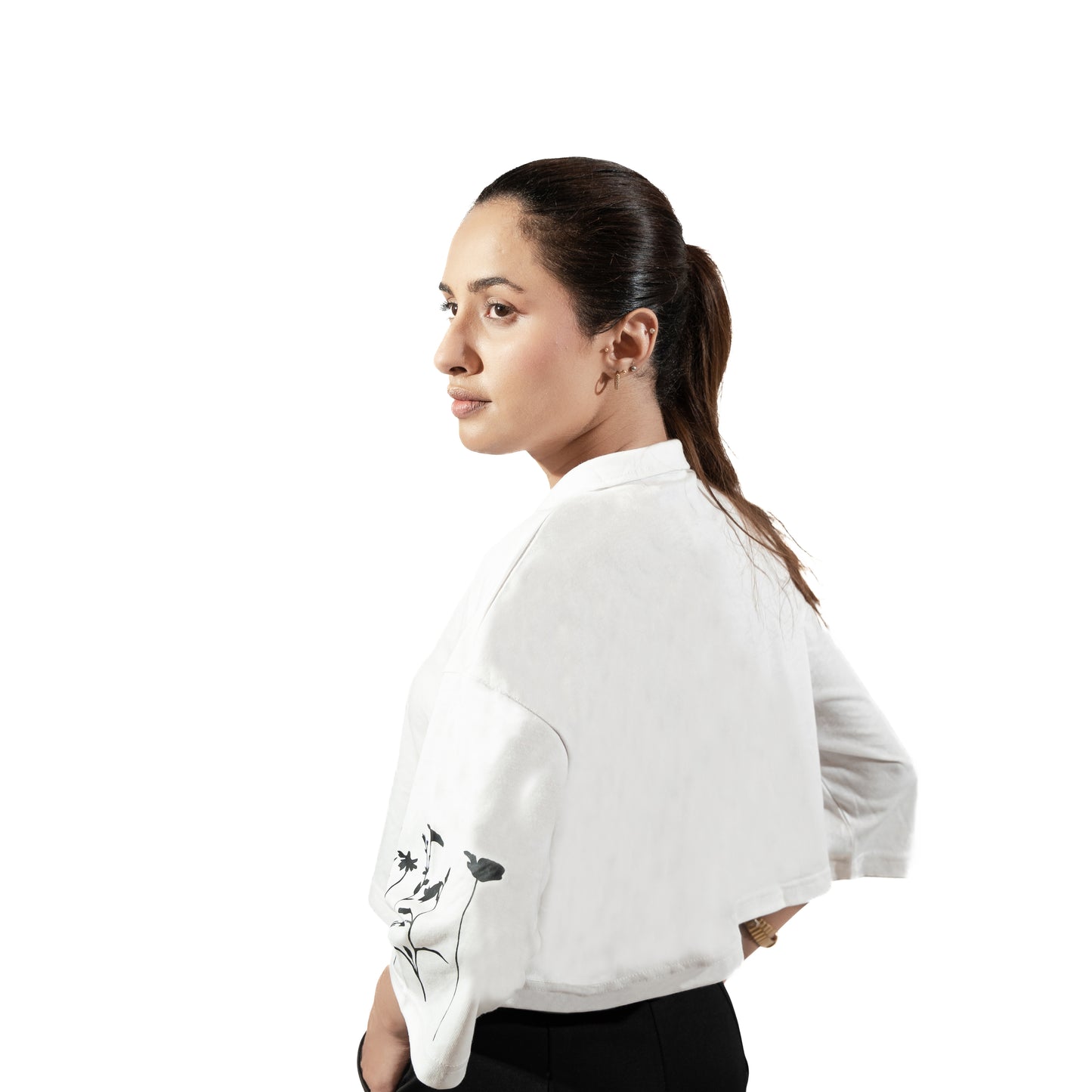 SAKEARUM- MOCK NECK CROP